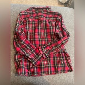 LL Bean plus ladies 3x flannel shirt